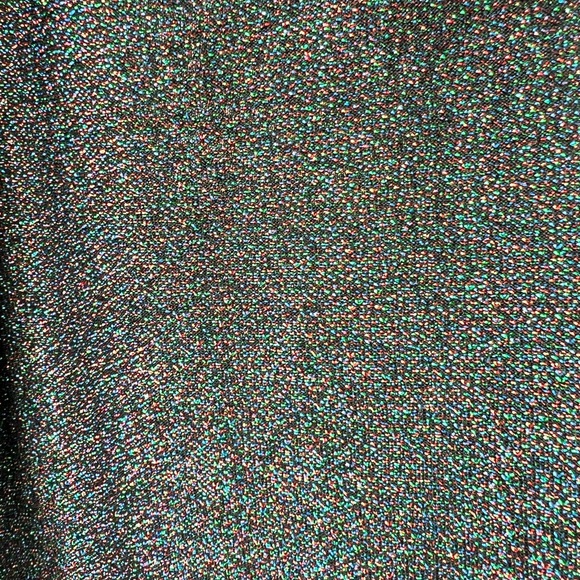 Super sparkly lurex knee length plus size party dress - Picture 3 of 7